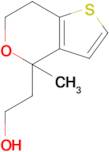 2-(4-Methyl-6,7-dihydro-4H-thieno[3,2-c]pyran-4-yl)ethan-1-ol