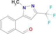 2-(1-Methyl-3-(trifluoromethyl)-1H-pyrazol-5-yl)benzaldehyde