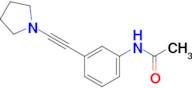 N-(3-(pyrrolidin-1-ylethynyl)phenyl)acetamide