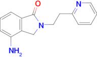 4-Amino-2-(2-(pyridin-2-yl)ethyl)isoindolin-1-one