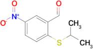 2-(Isopropylthio)-5-nitrobenzaldehyde