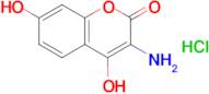 3-Amino-4,7-dihydroxy-2H-chromen-2-one hydrochloride