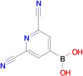 (2,6-Dicyanopyridin-4-yl)boronic acid