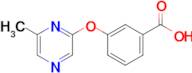 3-((6-Methylpyrazin-2-yl)oxy)benzoic acid