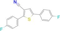 2,5-Bis(4-fluorophenyl)thiophene-3-carbonitrile
