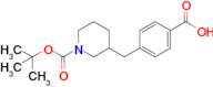 4-((1-(Tert-butoxycarbonyl)piperidin-3-yl)methyl)benzoic acid