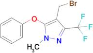 4-(Bromomethyl)-1-methyl-5-phenoxy-3-(trifluoromethyl)-1H-pyrazole