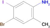 4-Bromo-5-iodo-2-methylaniline