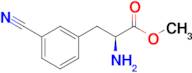 (S)-Methyl 2-amino-3-(3-cyanophenyl)propanoate