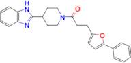 1-(4-(1H-Benzo[d]imidazol-2-yl)piperidin-1-yl)-3-(5-phenylfuran-2-yl)propan-1-one