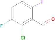 2-Chloro-3-fluoro-6-iodobenzaldehyde