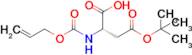 (S)-2-(((Allyloxy)carbonyl)amino)-4-(tert-butoxy)-4-oxobutanoic acid