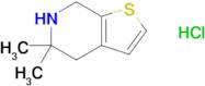 5,5-Dimethyl-4,5,6,7-tetrahydrothieno[2,3-c]pyridine hydrochloride