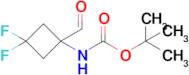 Tert-butyl (3,3-difluoro-1-formylcyclobutyl)carbamate