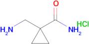 1-(Aminomethyl)cyclopropane-1-carboxamide hydrochloride