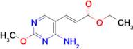 (E)-Ethyl 3-(4-amino-2-methoxypyrimidin-5-yl)acrylate