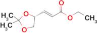 (R,E)-Ethyl 3-(2,2-dimethyl-1,3-dioxolan-4-yl)acrylate