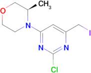 (R)-4-(2-Chloro-6-(iodomethyl)pyrimidin-4-yl)-3-methylmorpholine