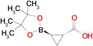 (1R,2R)-2-(4,4,5,5-tetramethyl-1,3,2-dioxaborolan-2-yl)cyclopropane-1-carboxylic acid