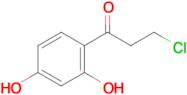 3-Chloro-1-(2,4-dihydroxyphenyl)propan-1-one