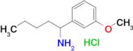 1-(3-Methoxyphenyl)pentan-1-amine hydrochloride