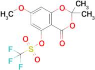 7-Methoxy-2,2-dimethyl-4-oxo-4H-benzo[d][1,3]dioxin-5-yl trifluoromethanesulfonate