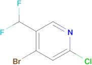 4-Bromo-2-chloro-5-(difluoromethyl)pyridine