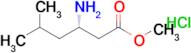 Methyl (S)-3-amino-5-methylhexanoate hydrochloride