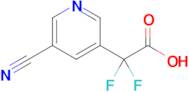 2-(5-Cyanopyridin-3-yl)-2,2-difluoroacetic acid