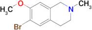 6-Bromo-7-methoxy-2-methyl-1,2,3,4-tetrahydroisoquinoline