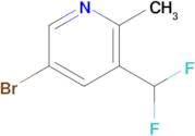 5-Bromo-3-(difluoromethyl)-2-methylpyridine