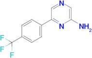 6-(4-(Trifluoromethyl)phenyl)pyrazin-2-amine