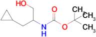 tert-Butyl (1-cyclopropyl-3-hydroxypropan-2-yl)carbamate