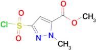 Methyl 3-(chlorosulfonyl)-1-methyl-1H-pyrazole-5-carboxylate