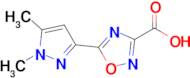 5-(1,5-Dimethyl-1H-pyrazol-3-yl)-1,2,4-oxadiazole-3-carboxylic acid