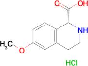 (R)-6-Methoxy-1,2,3,4-tetrahydroisoquinoline-1-carboxylic acid hydrochloride