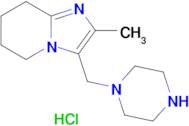 2-Methyl-3-(piperazin-1-ylmethyl)-5,6,7,8-tetrahydroimidazo[1,2-a]pyridine hydrochloride