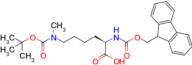 (R)-2-((((9H-Fluoren-9-yl)methoxy)carbonyl)amino)-6-((tert-butoxycarbonyl)(methyl)amino)hexanoic...