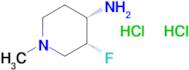 (3R,4S)-3-fluoro-1-methylpiperidin-4-amine dihydrochloride