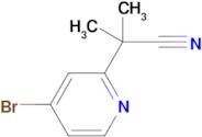 2-(4-Bromopyridin-2-yl)-2-methylpropanenitrile
