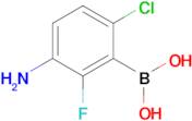 (3-Amino-6-chloro-2-fluorophenyl)boronic acid