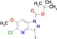 tert-Butyl 5-chloro-3-iodo-6-methoxy-1H-pyrazolo[4,3-b]pyridine-1-carboxylate