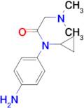 N-(4-Aminophenyl)-N-cyclopropyl-2-(dimethylamino)acetamide