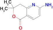 2-Amino-7,7-dimethyl-7,8-dihydro-5H-pyrano[4,3-b]pyridin-5-one