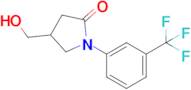 4-(Hydroxymethyl)-1-(3-(trifluoromethyl)phenyl)pyrrolidin-2-one