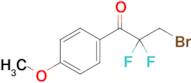 3-Bromo-2,2-difluoro-1-(4-methoxyphenyl)propan-1-one