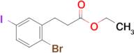 Ethyl 3-(2-bromo-5-iodophenyl)propanoate