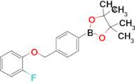 2-(4-((2-Fluorophenoxy)methyl)phenyl)-4,4,5,5-tetramethyl-1,3,2-dioxaborolane