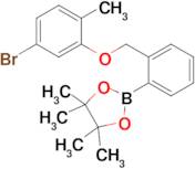 2-(2-((5-Bromo-2-methylphenoxy)methyl)phenyl)-4,4,5,5-tetramethyl-1,3,2-dioxaborolane