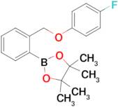 2-(2-((4-Fluorophenoxy)methyl)phenyl)-4,4,5,5-tetramethyl-1,3,2-dioxaborolane